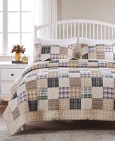 Thumbnail for your product : Greenland Home Fashions Oxford Quilt Set, 3-Piece Full - Queen