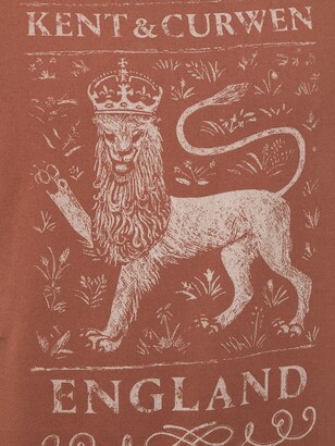 Kent & Curwen English lion motif T-shirt