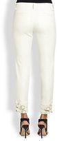 Thumbnail for your product : Tibi Buckle-Cuff Cropped Straight-Leg Pants