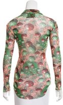 Thumbnail for your product : Jean Paul Gaultier Printed Button-Up Top