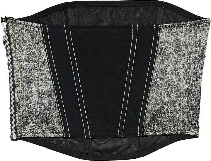 Fleur Du Mal Silk Corset Top