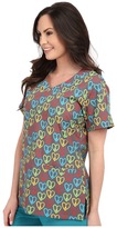 Thumbnail for your product : Jockey Peace Love V-Neck Top Women's Clothing