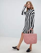 Thumbnail for your product : ASOS DESIGN Vertical Stripe Sweater Dress