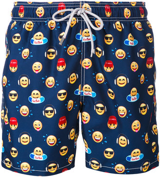 MC2 Saint Barth emoji print swim shorts