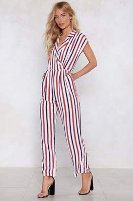 Nasty Gal Lay Down the Line Jumpsuit