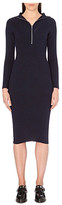 Thumbnail for your product : Sandro Zip-detail knitted dress