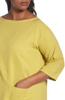 Thumbnail for your product : Eileen Fisher Plus Size Women's Organic Cotton Gauze Tunic