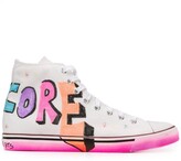 Thumbnail for your product : Vetements Hardcore Happiness High-top Sneakers