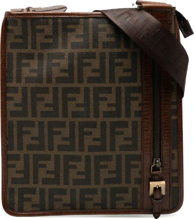 Fendi Pre-Owned 2000-2010 Zucca Coated Canvas crossbody bag
