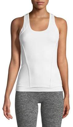 adidas by Stella McCartney Scoop-Neck Racerback Fitted Performance Tank