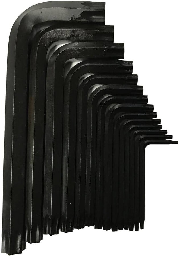 Eklind TORX star L-Key - 14-Pieces Set T6-T55 Short Series