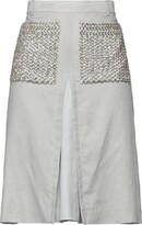 Midi Skirt Light Grey 