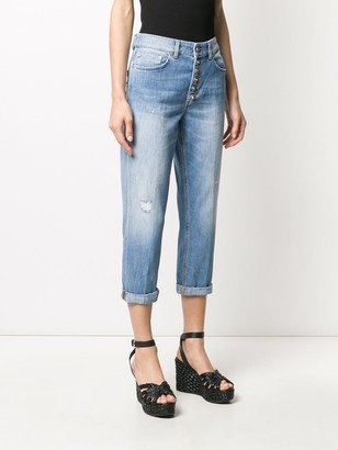 Dondup Cropped High-Waisted Jeans