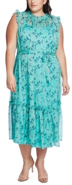 teal green plus size dress