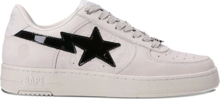 A Bathing Ape STA logo-patch sneakers