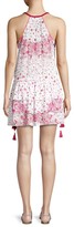 Thumbnail for your product : Poupette St Barth Betty Floral Print Tassel Halter Mini Dress