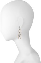 Thumbnail for your product : Rosato Rose Gold Plated Sterling Silver Piuma Long Earrings