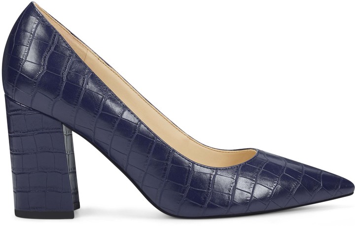 nine west blue suede shoes