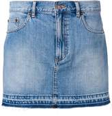 Thumbnail for your product : Marc Jacobs raw hem denim mini skirt