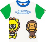 Thumbnail for your product : Bape Kids Baby Milo® cotton jersey T-shirt
