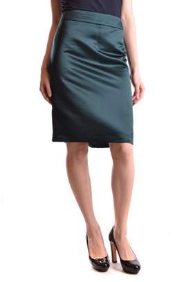 Armani Collezioni Women's Green Polyester Skirt