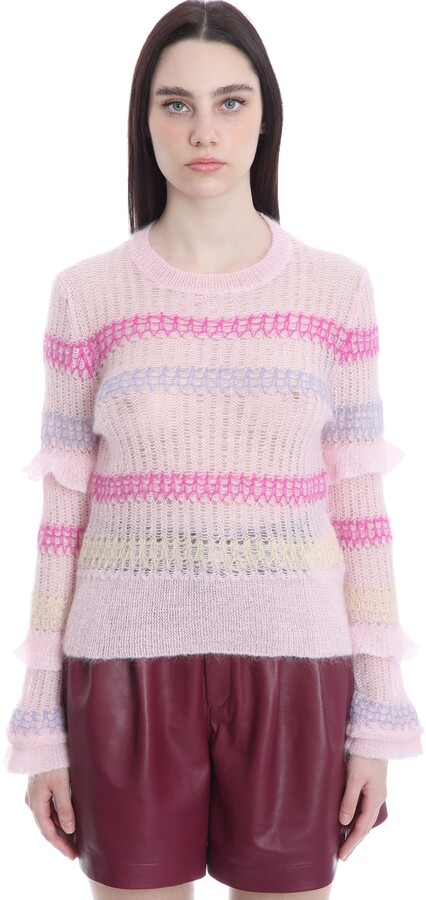 pink rose sweater