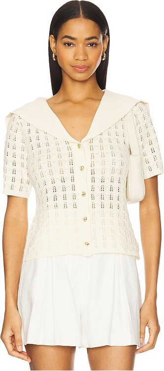 WAO Argyle Sweater Cardigan ShopStyle