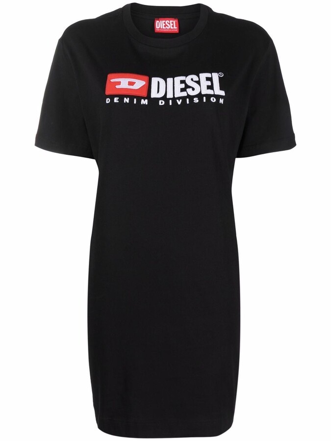 Diesel Denim Division logo T-shirt - ShopStyle