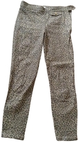 Thumbnail for your product : Whistles Leopard print Cotton Trousers