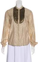 Thumbnail for your product : 3.1 Phillip Lim Metallic Embellished Top Metallic Metallic Embellished Top