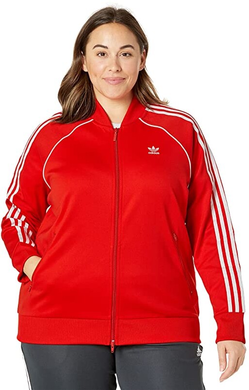black red adidas jacket