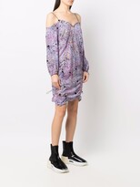 Thumbnail for your product : McQ Splatter-Print Shift Dress