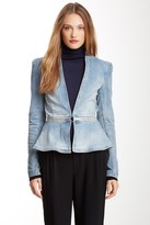 Thumbnail for your product : Rebecca Taylor Denim Peplum Jacket