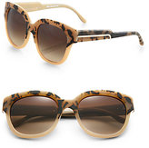 Thumbnail for your product : Stella McCartney Bi-Color Square Sunglasses