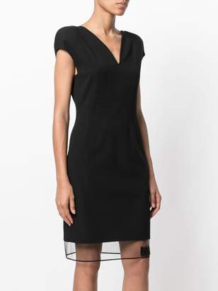 Versace Equality V-neck fitted dress