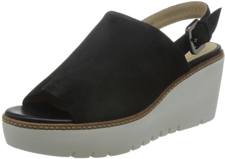 Geox D Domezia A Womens Wedge Heels Sandals - ShopStyle