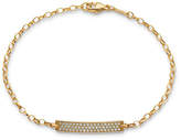 Thumbnail for your product : Monica Rich Kosann Petite Poesy Diamond ID Bracelet in 18K Yellow Gold