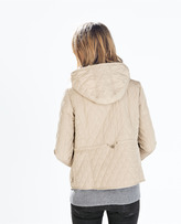 Thumbnail for your product : Zara 29489 Quilted Jacket With Hood