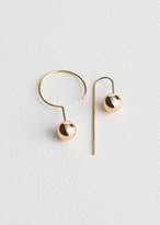 Thumbnail for your product : And other stories Asymmetric Sphere Earrings