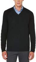 Thumbnail for your product : Perry Ellis Colorblock V-Neck Sweater
