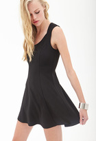 Thumbnail for your product : Forever 21 A-Line Textured Knit Dress
