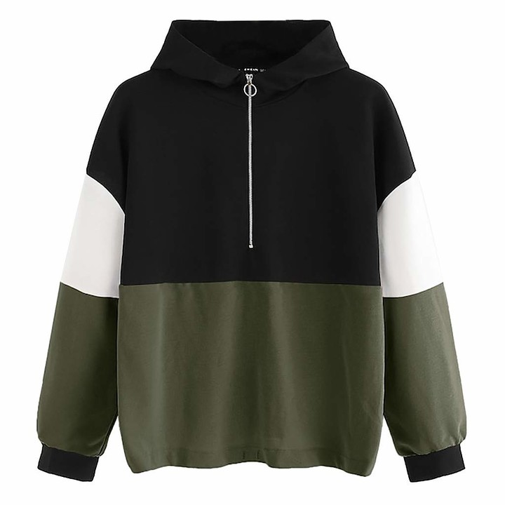 zip pocket hoodie women's