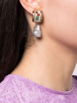 Thumbnail for your product : Safsafu Rose clip-on earrings