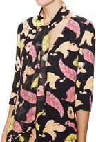Thumbnail for your product : Tocca Crepe Graphic Bow Neck Dress