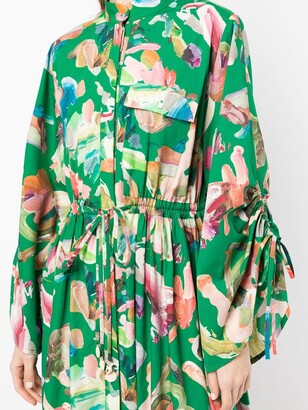 ALÉMAIS Arlo abstract-print shirt dress