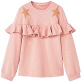 Thumbnail for your product : MANGO Girls Glitter Stars Sweatshirt
