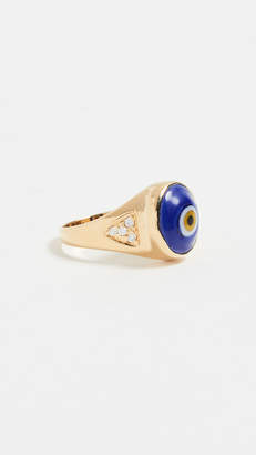 Jacquie Aiche Evil Eye Pinky Ring