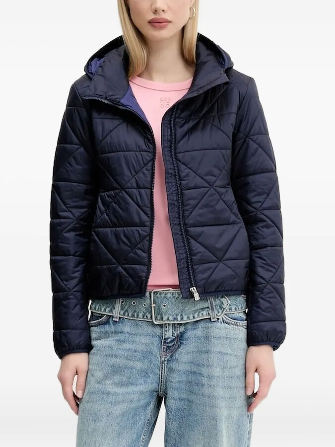 HUGO BOSS Quilted Hooded Jacket