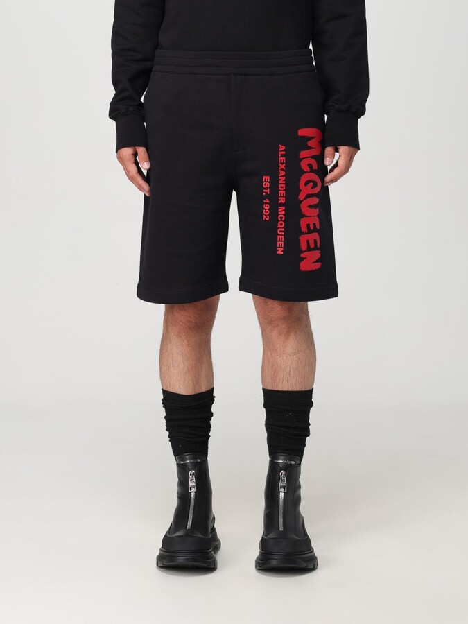 Alexander McQueen Shorts Men color Black