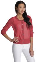 Thumbnail for your product : Nic+Zoe Solid Mesh Cardigan